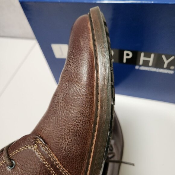 Johnston & Murphy Comstock Boots 8.5M Brown Leather Chukka NOT ORIGINAL BOX - Picture 14 of 16